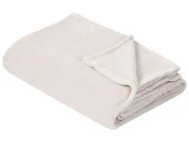 Blanket BAYBURT 200 x 220 cm Off-White