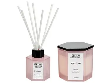 Vela aromática con difusor de fragancia CLASSY TINT Cera de soja Notas afrutadas - Accesorios decorativos