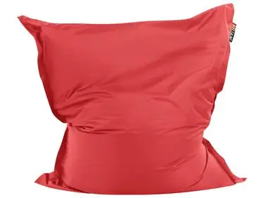 Funda para puf FUZZY 180 cm 140 cm Rojo - Sala de estar