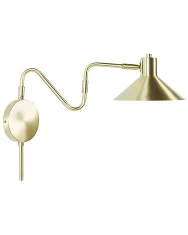 Lámpara de pared BALIEM Dorado Metal ajustable - Accesorios decorativos