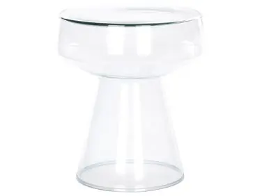 Mesa auxiliar LAGUNA Vidrio Transparente - Sala de estar