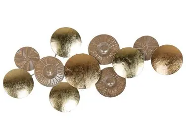 Wall Decor THALLIUM Metal 45 cm Gold - Home Accessories