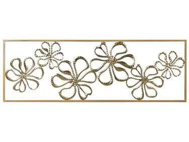 Wall Decor Flower CERIUM Metal 31 cm Gold - Home Accessories