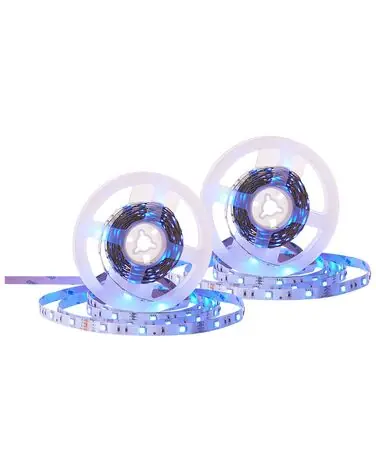 Conjunto de 2 tiras LED KIKORI 500 cm con mando Multicolor - Accesorios decorativos