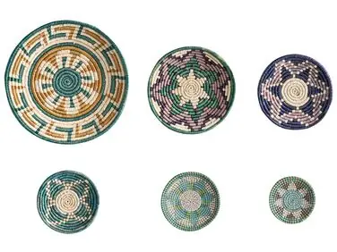 Conjunto de decoraciones colgantes NAMDINH Algas marinas 56/42/34/30/25/20 cm Multicolor - Accesorios decorativos