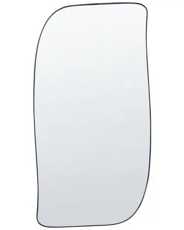 Wall Mirror MONTCLUS 37 cm 70 cm Metal Black - Home Accessories