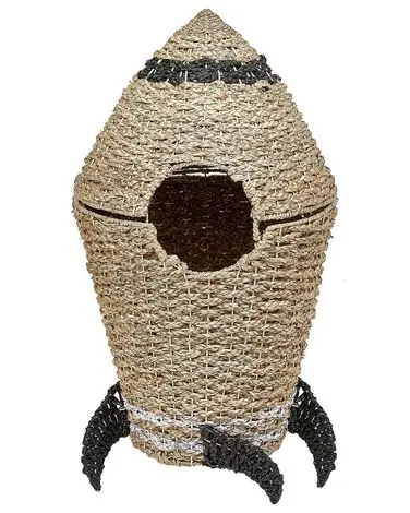 Cesta infantil Cohete PAARL Algas marinas Natural - Accesorios decorativos