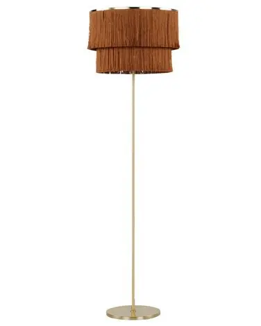 Lámpara de pie PERISTERI Metal Marrón - Accesorios decorativos