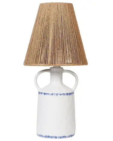 Lámpara de mesa LARISSOS Cerámica Blanco - Accesorios decorativos