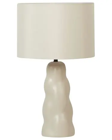 Lámpara de mesa VILAR Cerámica Beige - Accesorios decorativos