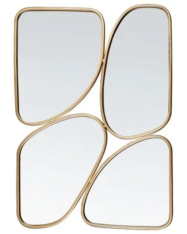 Wall Mirror DIANCEY 70 cm 100 cm Metal Gold - Home Accessories