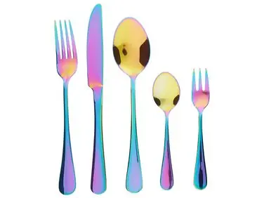 30 Piece Cutlery Set FUSILLI Multicolour - Home Accessories