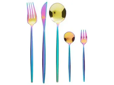 30 Piece Cutlery Set RIGATONI Multicolour - Home Accessories