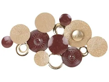 Wall Decor BROMINE Metal 69 cm Gold - Home Accessories
