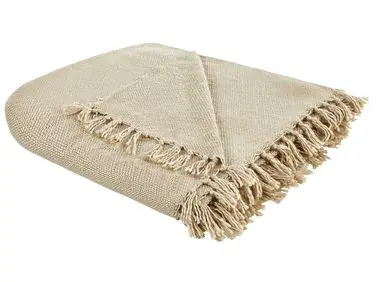 Blanket CHAOHANI Fabric 200 x 220 cm Beige - Home Accessories