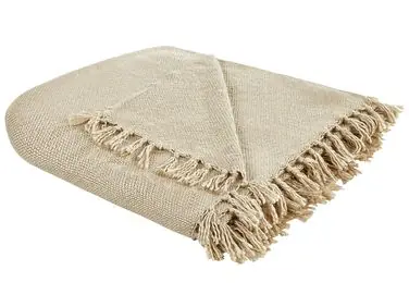 Blanket CHAOHANI Fabric 220 x 240 cm Beige - Home Accessories