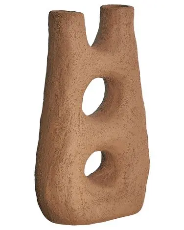 Jarrón para flores UARU Gres 27 cm Marrón - Accesorios decorativos