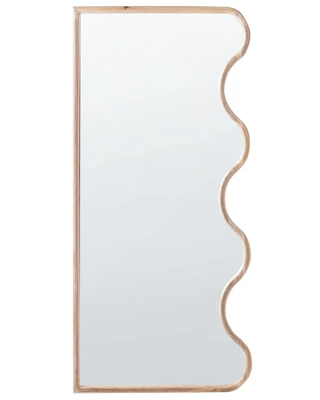 Wall Mirror MURAT 69 cm 150 cm Paulownia Wood Natural - Home Accessories
