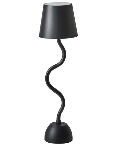 Lámpara LED inalámbrica de mesa VOUGA con regulador de intensidad Metal Negro - Accesorios decorativos