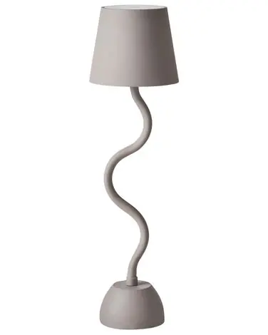 Wireless LED Table Lamp VOUGA with Dimmer Metal Beige - Home Accessories