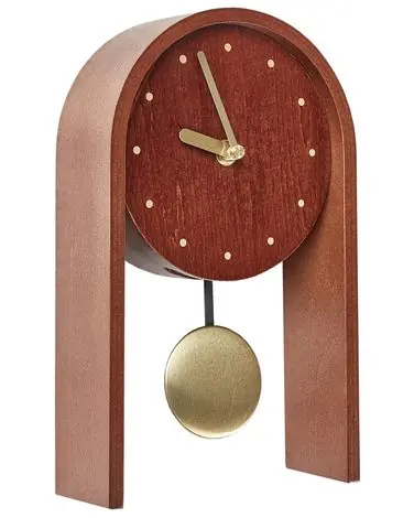 Reloj FERDEN 15 cm Marrón - Accesorios decorativos