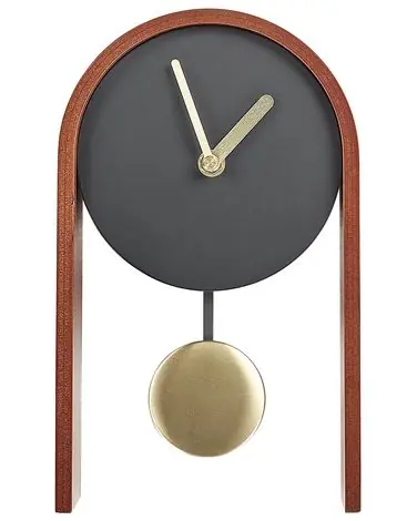 Reloj BLATTEN 16 cm Negro - Accesorios decorativos