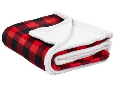 Blanket LIQUORICE 150 x 200 cm Red - Home Accessories