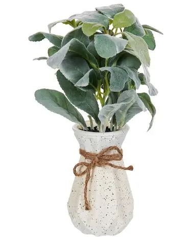 Planta artificial PEPEROMIA ARGYREIA 30 cm Verde - Accesorios decorativos