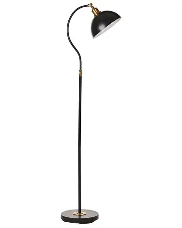 Lámpara de pie LENNON ajustable Metal Negro - Accesorios decorativos