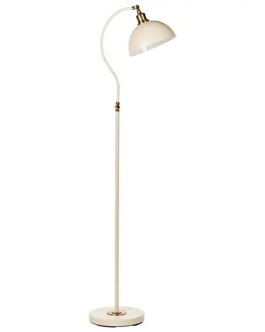 Lámpara de pie LENNON ajustable Metal Beige claro - Accesorios decorativos