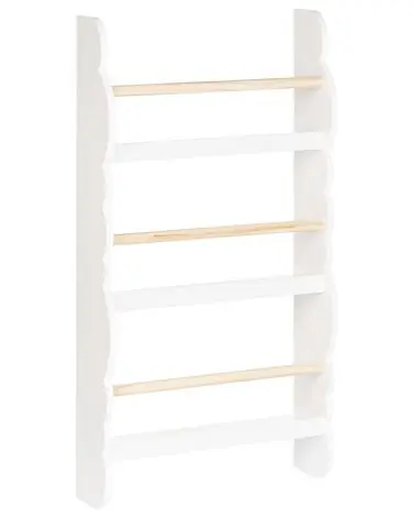 Estantería de pared RIGOLET 80 cm Blanco - Sala de estar