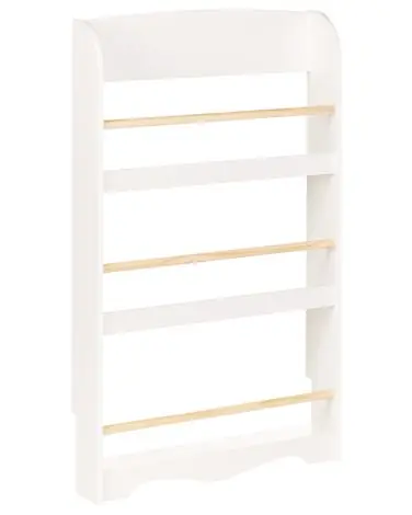 Estantería de pared LILOET 100 cm Blanco - Sala de estar