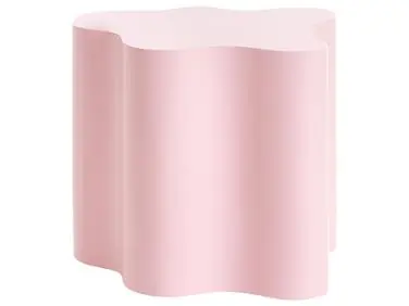Mesa auxiliar SAKAMI Rosa pastel - Sala de estar
