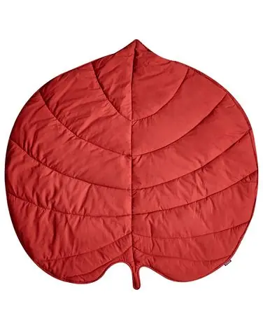 Alfombra de juego infantil EOLIA 110 x 110 cm Algodón Rojo - Accesorios decorativos