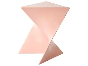 Mesa auxiliar PECOS Rosa pastel - Sala de estar