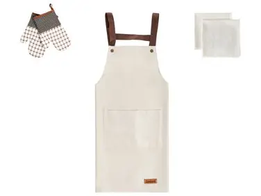 Conjunto de textiles de cocina LACTUCA Beige - Accesorios decorativos