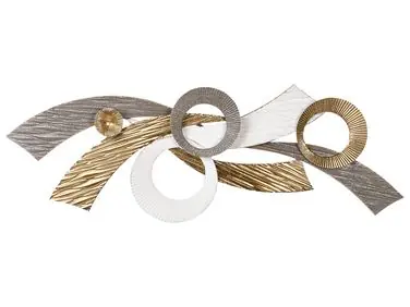 Wall Decor TIMAHOE Metal 31 cm Gold - Home Accessories