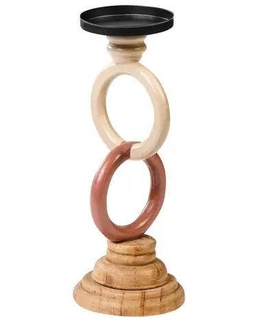 Candelero WATERFORD Madera de pino 29 cm Multicolor - Accesorios decorativos