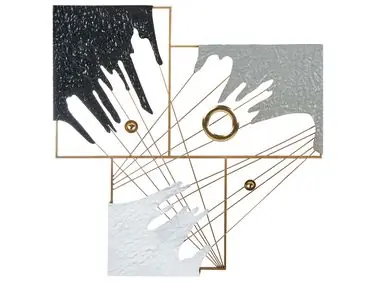 Wall Decor BALBRIGGAN Metal 70 cm Multicolour - Home Accessories