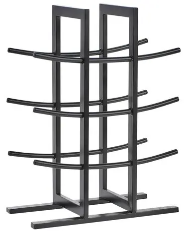 Wine Rack MONAGHAN Metal Black - Home Accessories