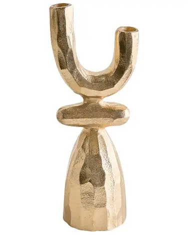 Candle Holder KRADENIK Metal 33 cm Gold - Home Accessories