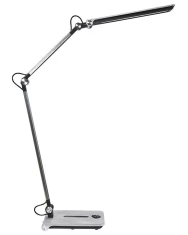 Lámpara LED de escritorio AQUILA con regulador de intensidad Plateado - Accesorios decorativos