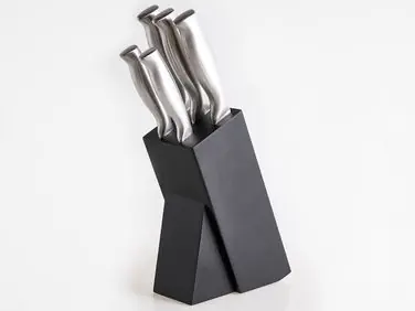 Conjunto de 5 cuchillos en bloque MASHIKO Plateado - Accesorios decorativos
