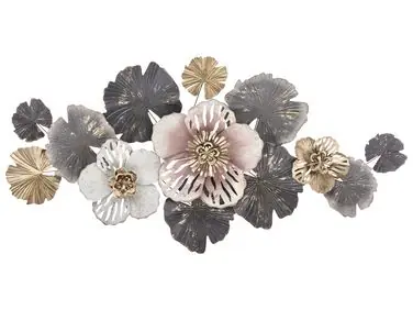 Wall Decor Flower MOLYBDENIUM Metal 60 cm Multicolour - Home Accessories