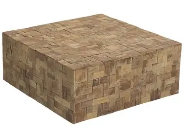 Mesa de centro GAMBO Madera de teca Marrón - Sala de estar