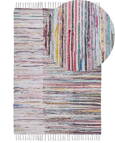 Alfombra MERSIN Multicolor 160 x 230 cm Algodón - Accesorios decorativos