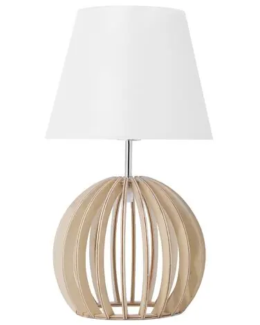 Lámpara de mesa SAMO Marrón/Blanco - Accesorios decorativos