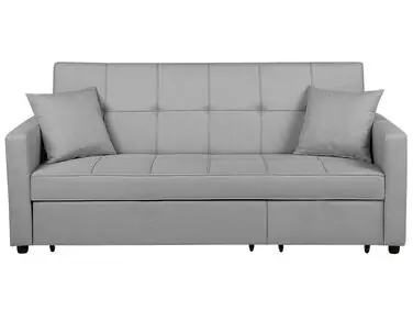 Sofá cama 3 plazas GLOMMA Tela Gris claro - Sala de estar