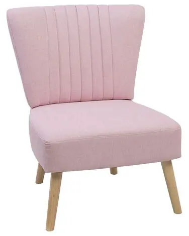 Armchair VAASA Fabric Pink - Living Room