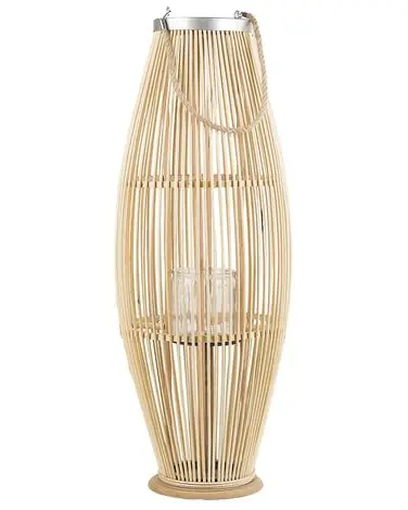 Linterna TAHITI Bambú 84 cm Natural - Accesorios decorativos
